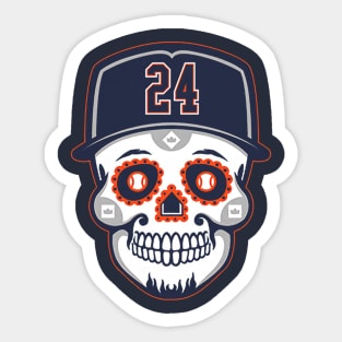 Miguel Cabrera Sugar Skull Sticker